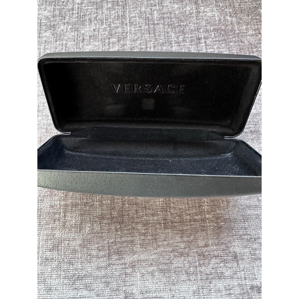 Versace Black Hard Case for Glasses & Sunglasses with Cleaning Cloth - Picture 4 of 4